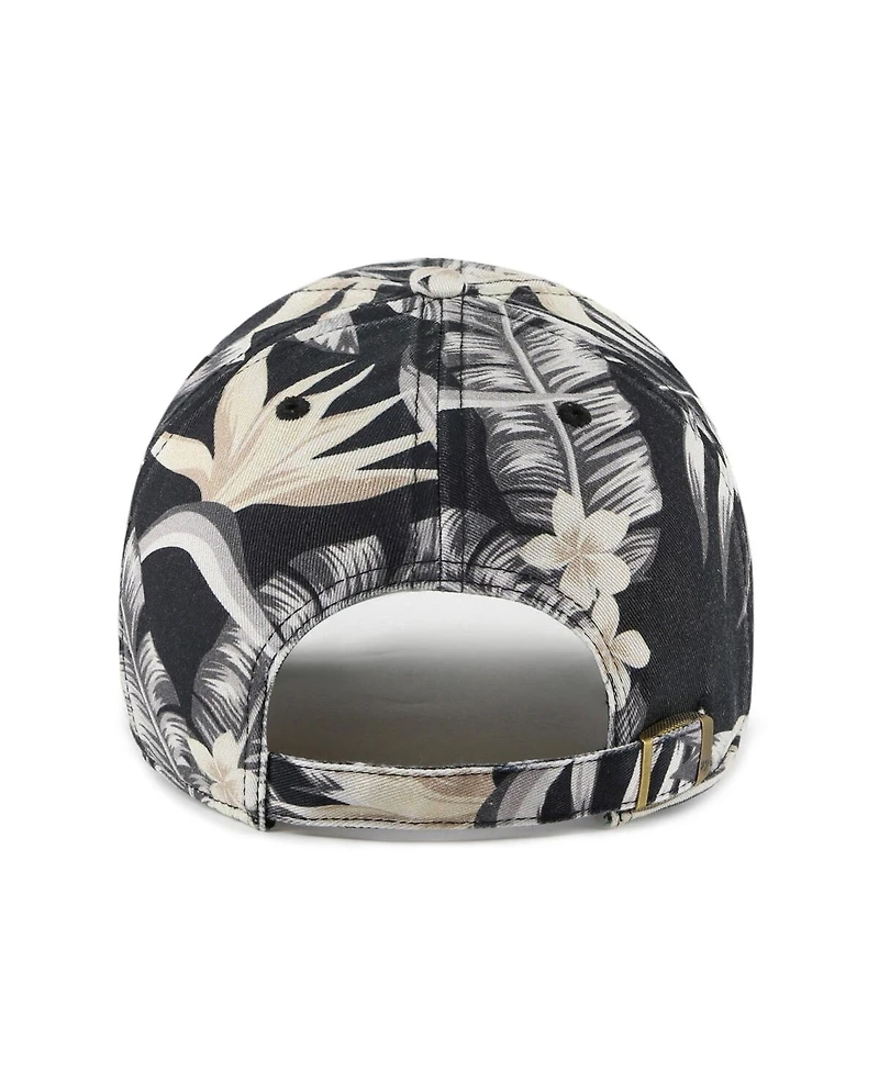 '47 Brand Men's Black Atlanta Falcons Tropicalia Clean Up Adjustable Hat