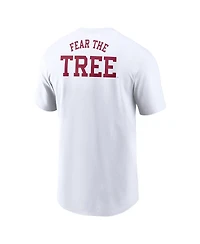 Nike Men's White Stanford Cardinal Blitz 2-Hit T-Shirt