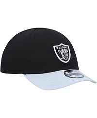 New Era Baby Boys and Girls Black/Silver Las Vegas Raiders My 1st 9TWENTY Adjustable Hat