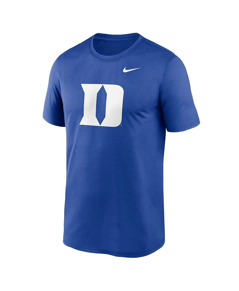 Nike Men's Royal Duke Blue Devils Primetime Legend Logo T-Shirt