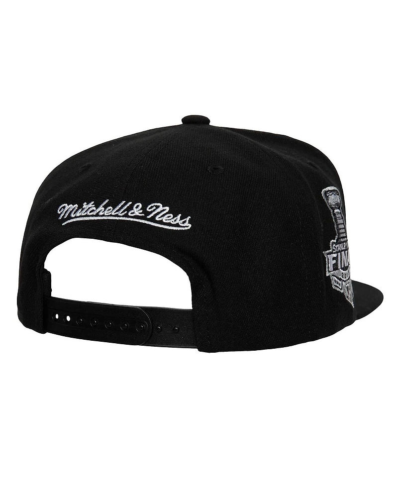 Mitchell & Ness Men's Black Pittsburgh Penguins Core Top Spot Snapback Hat