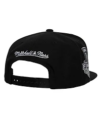 Mitchell & Ness Men's Black Pittsburgh Penguins Core Top Spot Snapback Hat