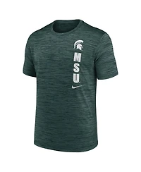 Nike Men's Green Michigan State Spartans 2024 Sideline Velocity Performance T-Shirt