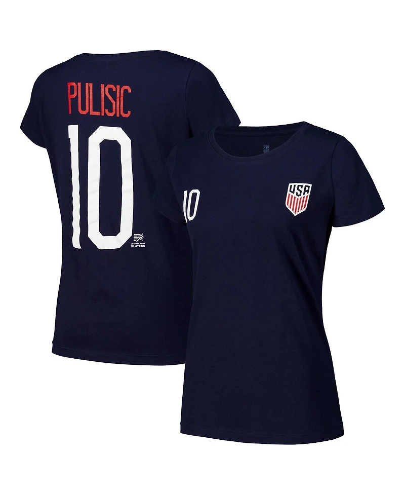 Outerstuff Women's Christian Pulisic Navy Usmnt Name Number T-Shirt