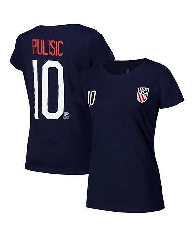 Outerstuff Women's Christian Pulisic Navy Usmnt Name Number T-Shirt