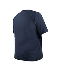 New Era Men's College Navy Seattle Seahawks Big Tall Helmet Historic Mark T-Shirt