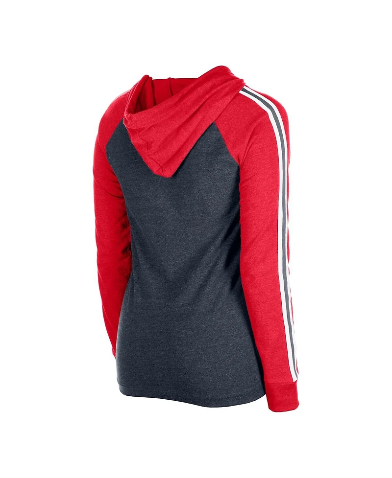 5th & Ocean Women's Navy Uswnt Throwback Pullover Hoodie