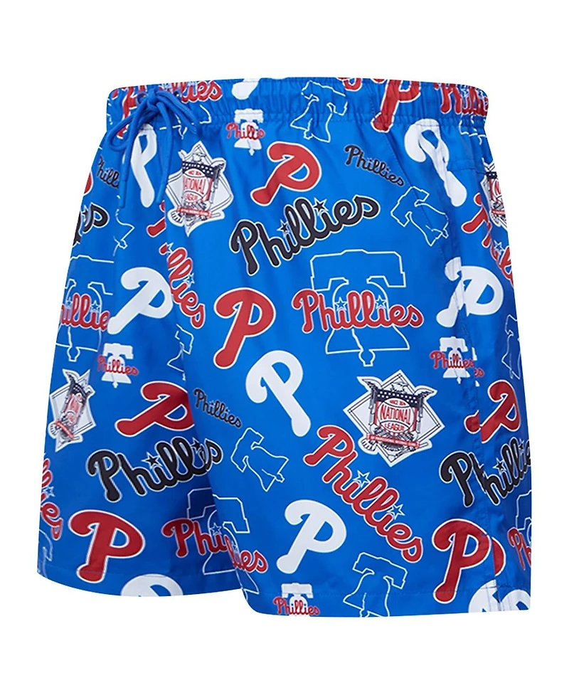Pro Standard Men's Royal Philadelphia Phillies Toss Logo Woven Shorts