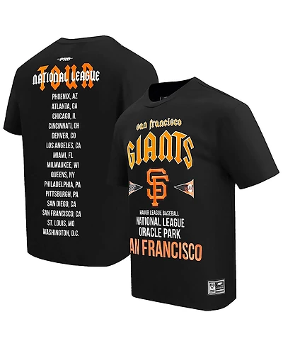 Pro Standard Men's Black San Francisco Giants Oversized City Tour T-Shirt