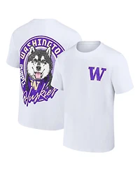 Image One Big Boys and Girls White Washington Huskies Hyperlocal Comfort Colors T-Shirt