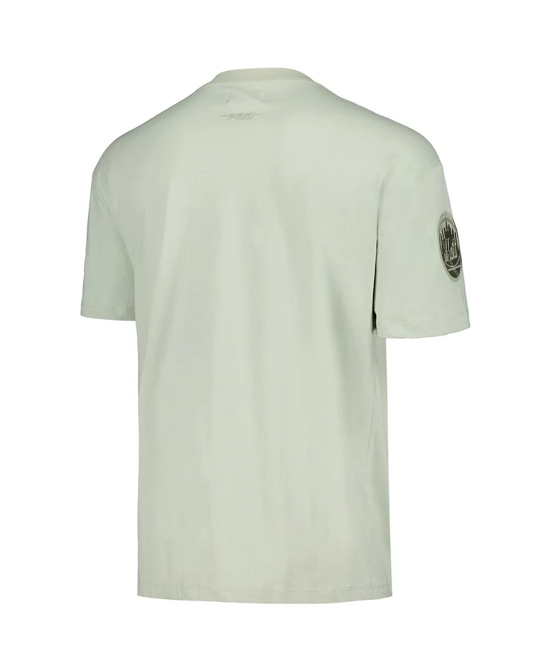 Pro Standard Men's Mint New York Mets Neutral Cj Dropped Shoulders T-Shirt