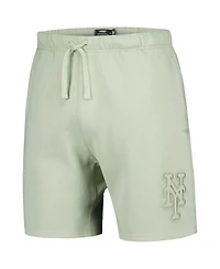 Pro Standard Men's Light Green New York Mets Neutral Fleece Shorts
