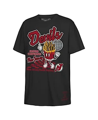 Mitchell & Ness Big Boys and Girls Black New Jersey Devils Concession Stand T-Shirt