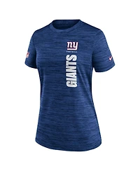 Nike Women's Royal New York Giants Velocity Performance T-Shirt