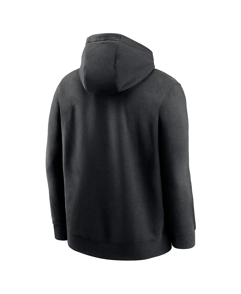Nike Men's Black Baltimore Orioles Fashion Club Pullover Hoodie