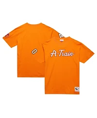 Mitchell & Ness Men's Mike Alstott Orange Tampa Bay Buccaneers Retired Player Nickname T-Shirt