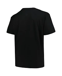 Mitchell & Ness Men's Black Vancouver Grizzlies Big Tall Hardwood Classics Vintage Logo T-Shirt
