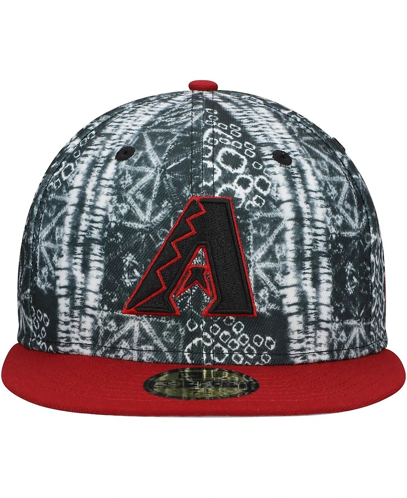 New Era Men's Black Arizona Diamondbacks Sands 59FIFTY Fitted Hat