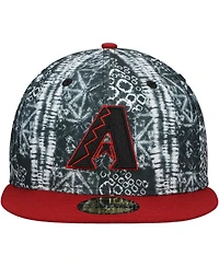 New Era Men's Black Arizona Diamondbacks Sands 59FIFTY Fitted Hat