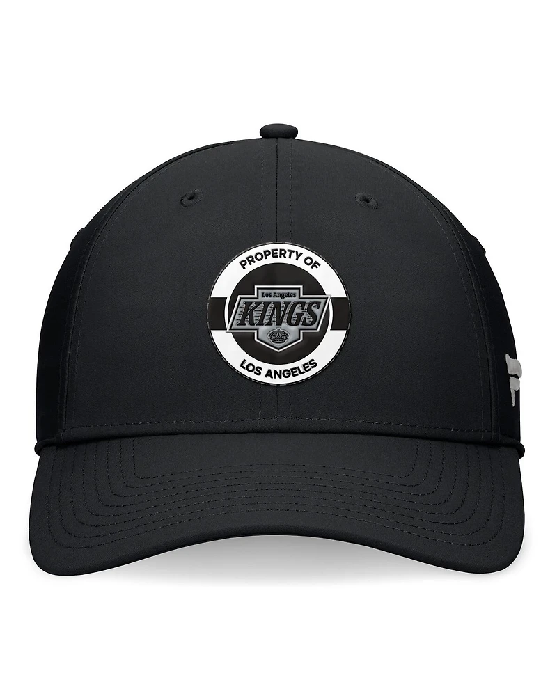 Fanatics Men's Black Los Angeles Kings Authentic Pro Training Camp Flex Hat
