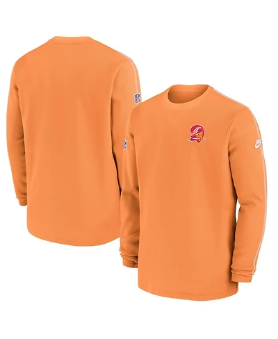 Nike Men's Orange Tampa Bay Buccaneers Alternate Logo Coach Long Sleeve Top