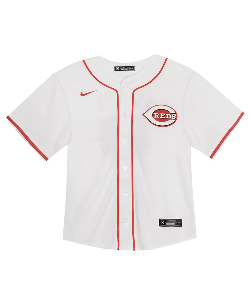 Nike Toddler Elly De La Cruz White Cincinnati Reds Game Jersey