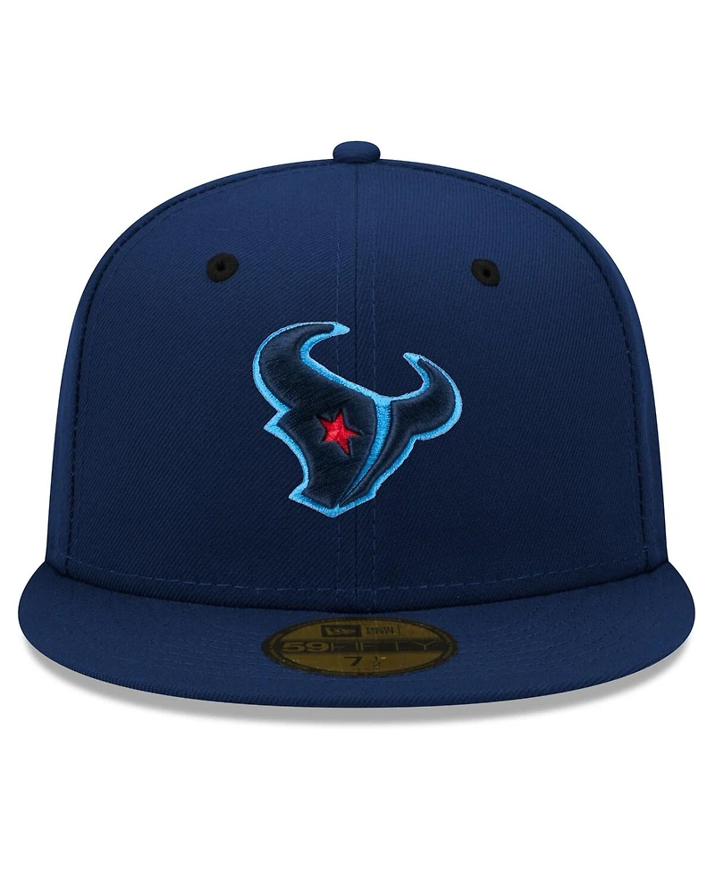 New Era Men's Navy Houston Texans Omaha 59FIFTY Fitted Hat
