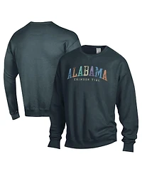 ComfortWash Men's and Women's Gray Alabama Crimson Tide Oversized Pullover Sweatshirt