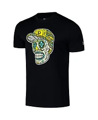 New Era Men's Black Pittsburgh Pirates Sugar Skulls T-Shirt