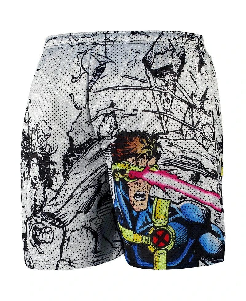 Chalk Line Men's White X-Men Cyclops Retro Shorts