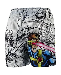 Chalk Line Men's White X-Men Cyclops Retro Shorts