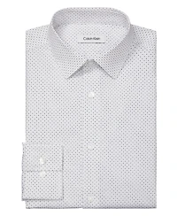 Calvin Klein Refined Cotton Stretch Men's Regular Fit Dress Shirt