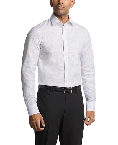 Calvin Klein Refined Cotton Stretch Men's Regular Fit Dress Shirt