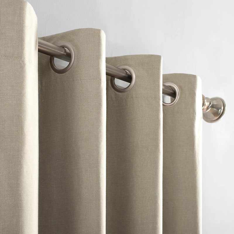 Duran Thermal Insulated 100% Blackout Grommet Curtain Panel