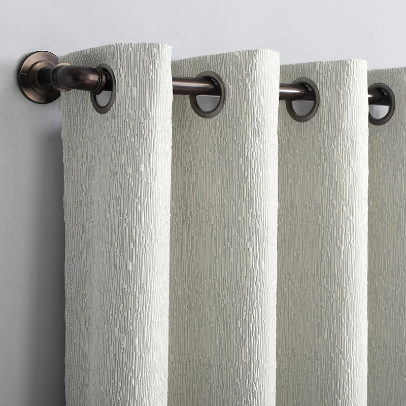 Noir Dimensional Thermal Extreme 100% Blackout Grommet Curtain Panel