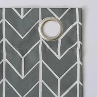 Kenwood Chevron Blackout Grommet Curtain Panel