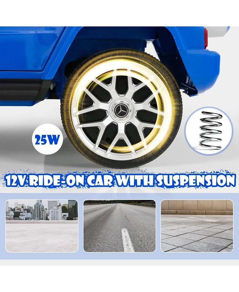 12V Mercedes-Benz G63 Licensed Kids Ride On Car with Remote Control