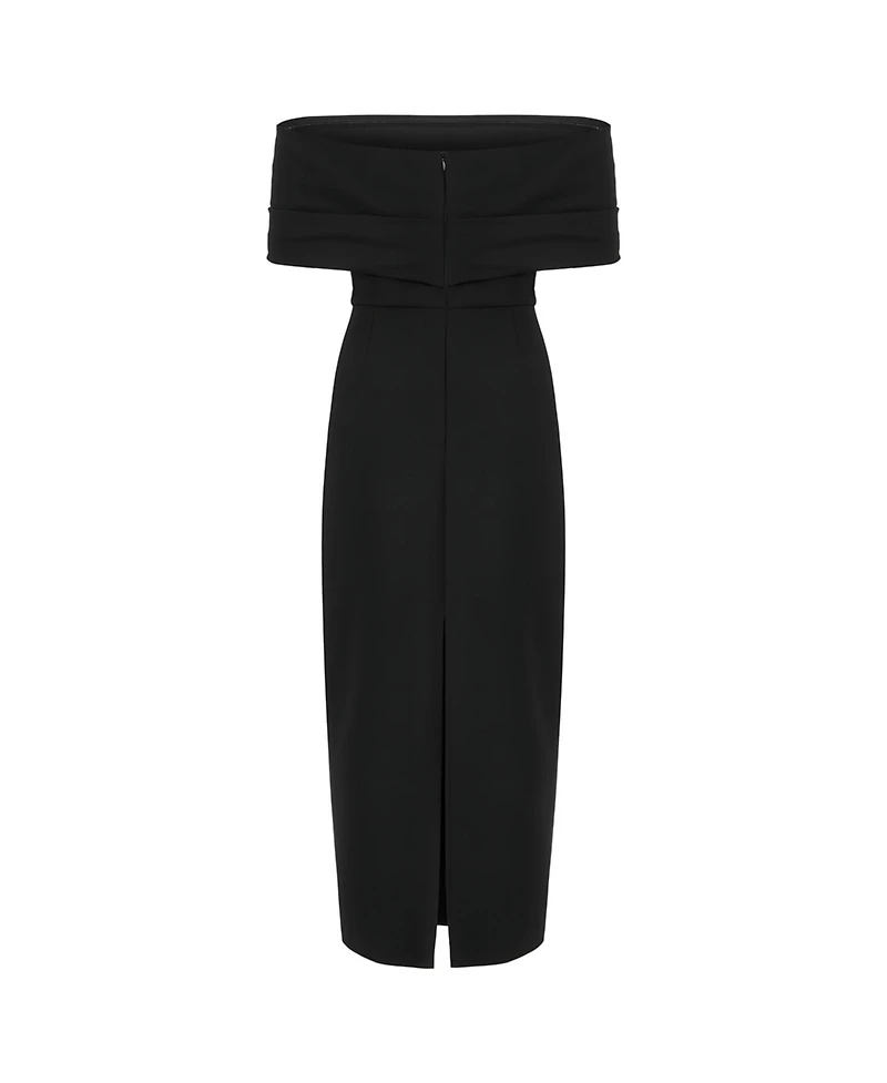Nocturne Women's Off-The-Shoulder Midi Dress