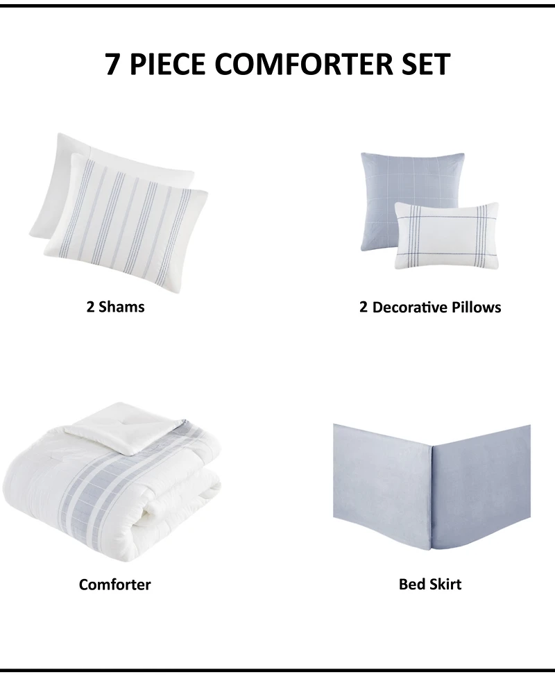 Harbor House Morgan Jacquard 6-Pc. Comforter Set