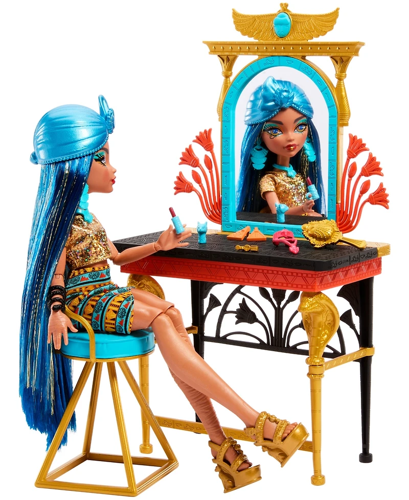 Monster High Cleo De Nile Self-Scare Day Doll and Playset