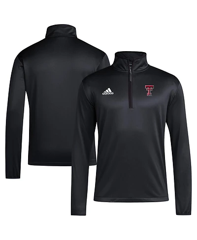 Adidas Men's Texas Tech Red Raiders 2024 Coaches Sidelines Aeroready Quarter-Zip Jacket
