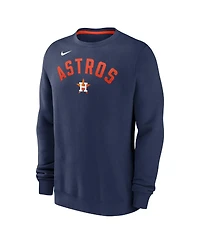 Nike Men's Navy Houston Astros Classic Fleece Performance Pullover Sweatshirt