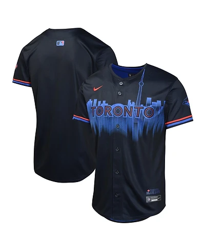 Nike Big Boys and Girls Black Toronto Blue Jays 2024 City Connect Limited Jersey