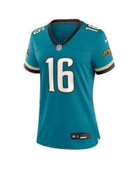 Nike Women's Trevor Lawrence Teal Jacksonville Jaguars Prowler Throwback Game Jersey