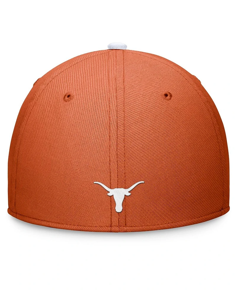 Nike Men's Texas Orange Texas Longhorns Primetime Swoosh Flex Hat
