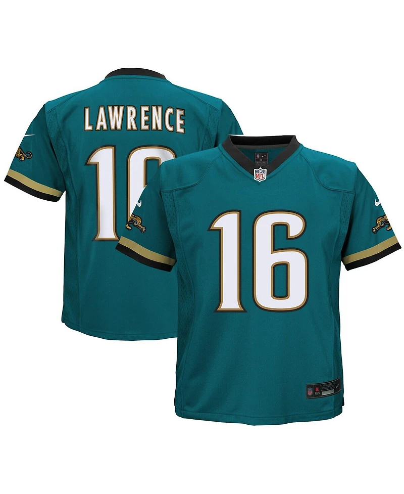 Nike Preschool Trevor Lawrence Teal Jacksonville Jaguars Prowler Throwback Player Game Jersey