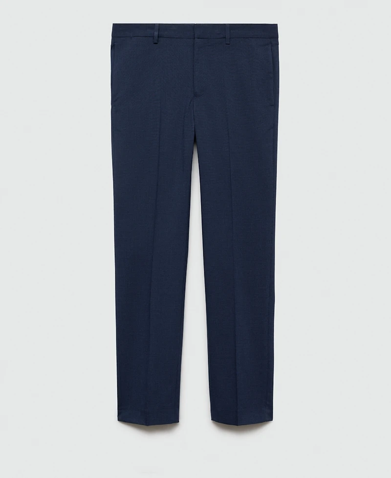 Mango Men's Stretch Fabric Super Slim-Fit Suit Pants