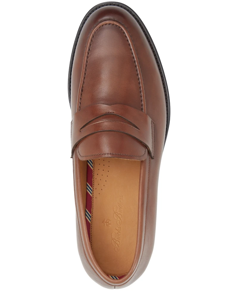 Brooks Brothers Men's Greenwich Slip On Penny Loafers