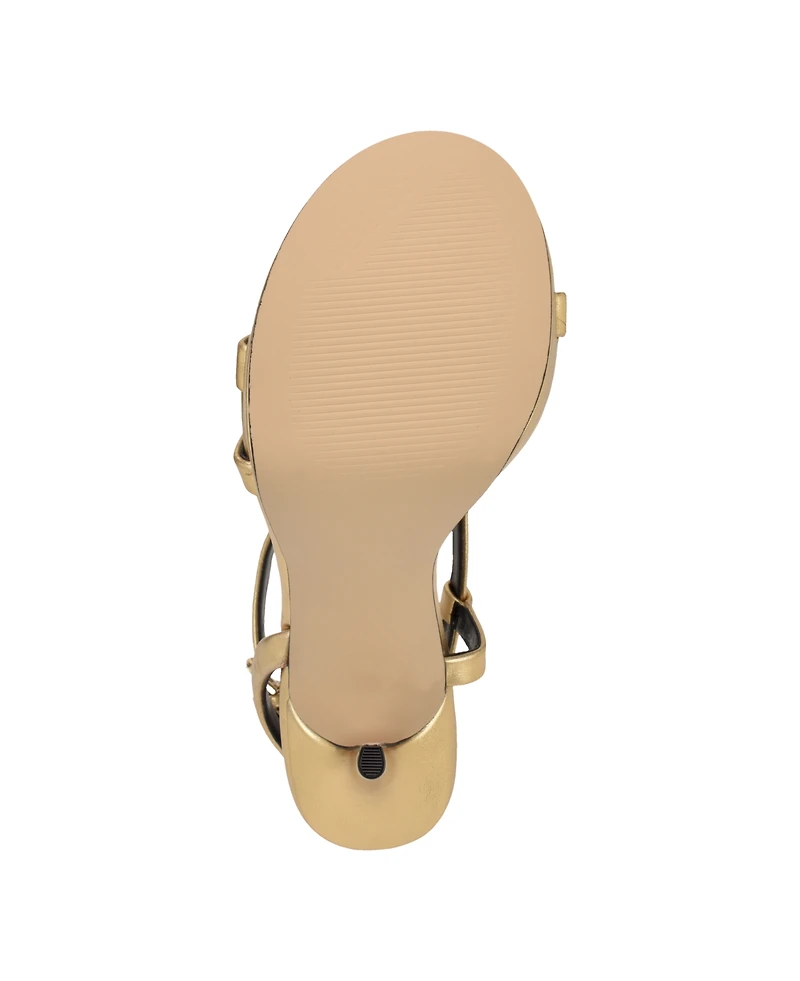 Guess Women's Lucier Strappy Platform Heel Dress Sandals