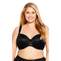 Avenue Plus Size Lace Balconette Bra Contouring Underwire Bra